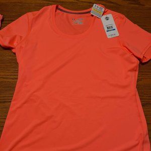 Under Armour Fitted Activewear Top - Pink/Coral